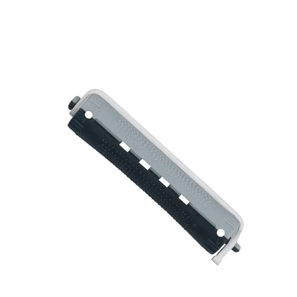 Eurostil Bigudi Plástico Gris Negro 12ud